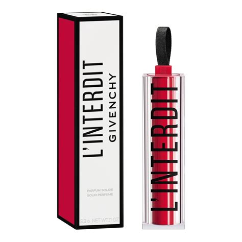 givenchy l'interdit solid perfume|l interdit Givenchy price.